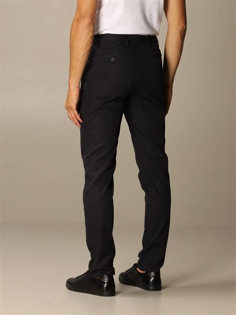 pantalone slim burberry uomo